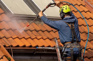 Démoussage et hydrofuge de toiture à Omicourt